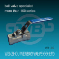 1-PC Reduced Port Ball Valve 1000 Psi with Locking Handle